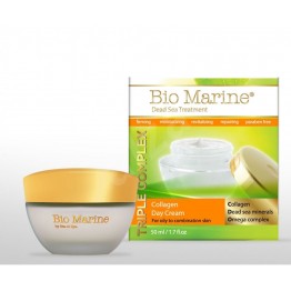 Crema de Zi Protectoare cu Colagen, pentru ten gras si mixt, Bio Marine, 50ml