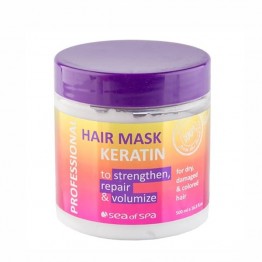  PROFESSIONAL HAIR MASK WITH KERATIN, Sea of ​​Spa, 500m